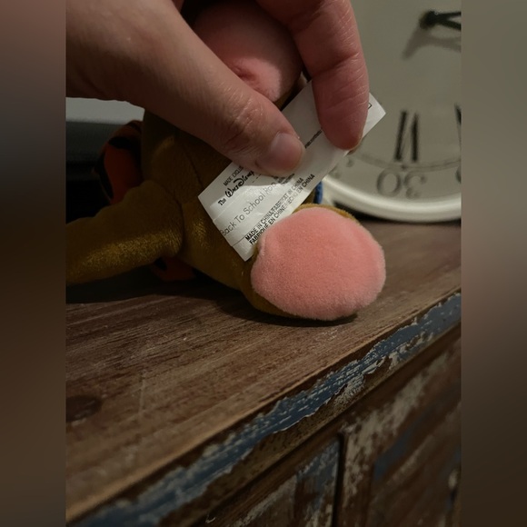 Disney Store Mini Bean Bag Winnie the Pooh Roo Back to School Plush 6” - Picture 7 of 8